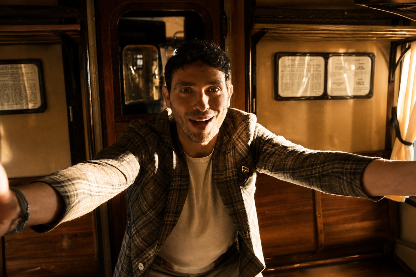 On set, behind the scenes